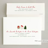 "holiday charms" - Holiday Cards in Linen by Jennifer Lew - FREE Recipient Addressing