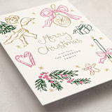 "Holidays ink doodles" - Holiday Cards in Melon by Cass Loh - Detail