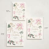 "Holidays ink doodles" - Holiday Cards in Melon by Cass Loh - Formats Available