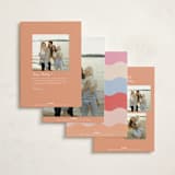 "New year Squiggle" - Holiday Cards in Candy by Creo Study - Back of Card Options