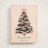 "rococo tree" - Holiday Cards in Rose by Jennifer Lew - Front