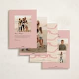 "rococo tree" - Holiday Cards in Rose by Jennifer Lew - Back of Card Options