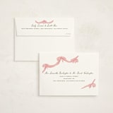 "rococo tree" - Holiday Cards in Rose by Jennifer Lew - FREE Recipient Addressing