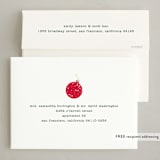 "Santa Ornaments" - Holiday Cards in Snow by Baumbirdy - FREE Recipient Addressing