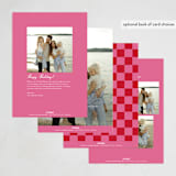 "Everything" - Holiday Cards in Strawberry by Jennifer Lew - Back of Card Options