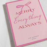 "Everything" - Holiday Cards in Strawberry by Jennifer Lew - Detail