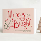 "winter bright" - Holiday Cards in Candied Grapefruit by Megan Davis - Folded Card