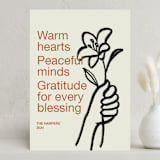 "Offering" - Holiday Cards in Cinnamon by Annie Clark - Front