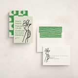 "Offering" - Holiday Cards in Grass by Annie Clark - Assembled