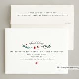 "Charcoal Border" - Holiday Cards in Vanilla by Emily Sabol Goss - FREE Recipient Addressing