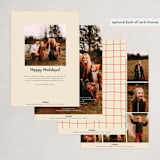 "Wreath" - Holiday Cards in Ivory by Julie Murray - Back of Card Options