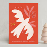 "Allegory" - Holiday Cards in Cardinal by Leia Matt - Front