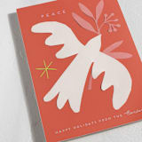 "Allegory" - Holiday Cards in Cardinal by Leia Matt - Detail