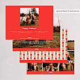 "wood type toys" - Holiday Cards in Berries by Aspacia Kusulas - Back of Card Options