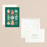 "Bright Baubles" - Holiday Cards in Juniper by Itsy Belle Studio - Assembled