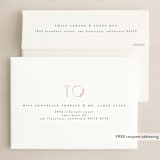 "Peace and Goodwill" - Holiday Cards in Winter Rose by Ana de Sousa - FREE Recipient Addressing