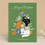 "Christmas Kitties" - Holiday Cards in Pears by Kristen Smith - Front