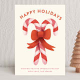 "Sweet Holidays" - Holiday Cards in Crème by Ana Peake - Front