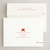 "Sweet Holidays" - Holiday Cards in Crème by Ana Peake - FREE Recipient Addressing