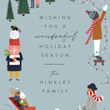 "Wonderful Season" - Holiday Cards in Dusty by JeAnna Casper - Detail