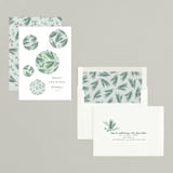 "Forest Ornaments" - Holiday Cards in Snow by Jennifer Holbrook - Assembled
