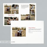 "THREE FRENCH HENS" - Holiday Cards in Cardinal by Melanie Kosuge - Interior Options