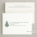 "Extra Cheer" - Holiday Cards in Spearmint by Paper Raven Co. - FREE Recipient Addressing