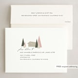 "Seasonal Magic" - Holiday Cards in Rosy Glow by Shannon - FREE Recipient Addressing