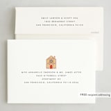 "Gingerbread House" - Holiday Cards in Biscuit by Bethan - FREE Recipient Addressing