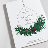 "Decking New Halls" - Holiday Cards in Snow by Iveta Angelova - Detail
