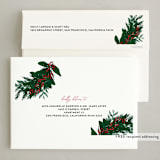 "Decking New Halls" - Holiday Cards in Snow by Iveta Angelova - FREE Recipient Addressing