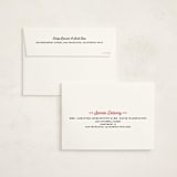 "You Made the List" - Holiday Cards in Candy Apple by Amy Payne - FREE Recipient Addressing