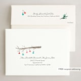 "Jolly Xmas Tree" - Holiday Cards in Wintermint by Jean Choe Art and Design - FREE Recipient Addressing