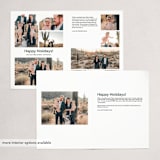 "Modern Pine Wreath" - Holiday Cards in Forest by Alethea and Ruth - Interior Options