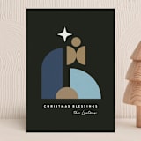 "Modern Holy Family" - Holiday Cards in Silent Night by Maria Alou - Front