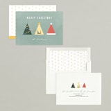 "Merry Trio" - Holiday Cards in Sage by Becca Thongkham - Assembled