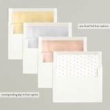 "Merry Trio" - Holiday Cards in Sage by Becca Thongkham - Envelope Liners