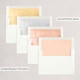 "Let It Snow!" - Holiday Cards in Gumdrop by On Friday We - Envelope Liners