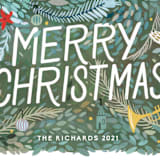"Christmas Past" - Holiday Cards in Evergreen by Morgan Ramberg - Close-Up