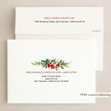 "Christmas Cardinal" - Holiday Cards in Fern by Kelsey McNatt - FREE Recipient Addressing