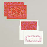 "Jolly" - Holiday Cards in Peppermint by Jen Owens - Assembled