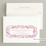 "Jolly" - Holiday Cards in Peppermint by Jen Owens - FREE Recipient Addressing