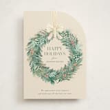 "Natural Wreath" - Holiday Cards in Vanilla by frau brandt - Front
