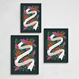 "Joyous" - Holiday Cards in Gumdrop by Jen Owens - Formats Available