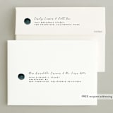 "And Beyond" - Holiday Cards in Cerulean by Gwen Bedat - FREE Recipient Addressing