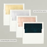 "And Beyond" - Holiday Cards in Cerulean by Gwen Bedat - Envelope Liners