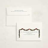 "Christmas Window" - Holiday Cards in Dark Turquoise by Becky Nimoy - FREE Recipient Addressing