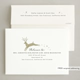 "Woodland Folk" - Holiday Cards in Sage by Hannah Williams - FREE Recipient Addressing