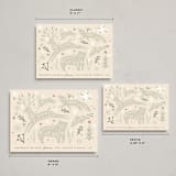 "Woodland Folk" - Holiday Cards in Sage by Hannah Williams - Formats Available