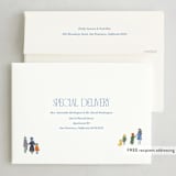 "gathering" - Holiday Cards in Blue Jay by Jenna Holcomb - FREE Recipient Addressing